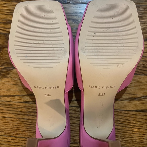 Marc Fisher pink Square Toe heels - Picture 3 of 5
